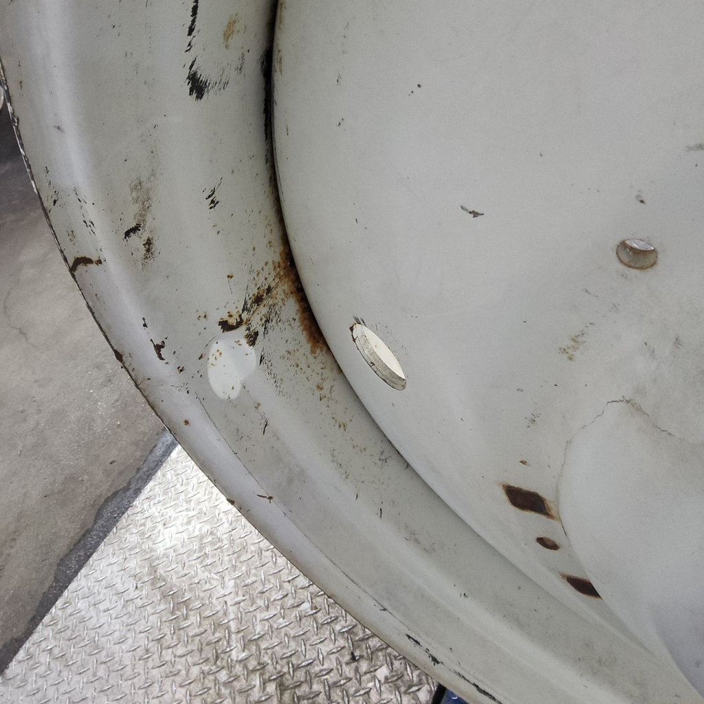 16"W x 46"D, New Holland White 10-Hole Formed Plate