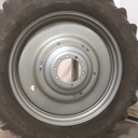 480/80R50 Goodyear Farm DT800 Super Traction R-1W on Case IH Silver Mist 10-Hole Formed Plate W/Weight Holes 60%
