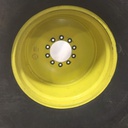 27"W x 32"D, John Deere Yellow 10-Hole Formed Plate