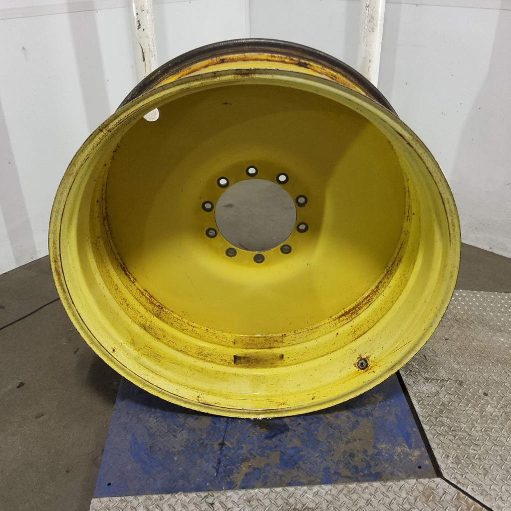 16"W x 42"D, John Deere Yellow 10-Hole Formed Plate