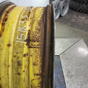 16"W x 42"D, John Deere Yellow 10-Hole Formed Plate