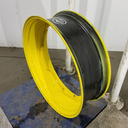 12"W x 38"D, John Deere Yellow 12-Hole Waffle Wheel (Groups of 3 bolts)