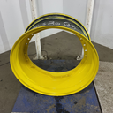 15"W x 34"D, John Deere Yellow 12-Hole Waffle Wheel (Groups of 3 bolts)
