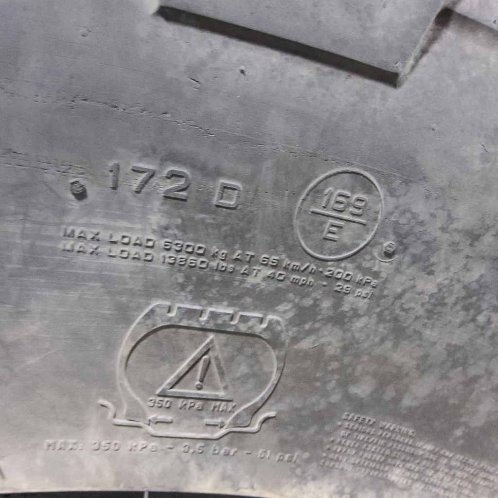 VF650/65R38 Trelleborg TM1000 Progressive Traction R-1W 172D 85%