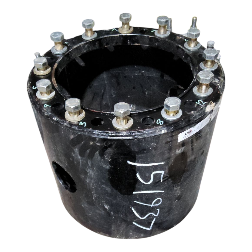 12-Hole 17.75"L Hub Extension, Black