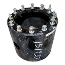 12-Hole 17.75"L Hub Extension, Black