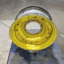 14"W x 28"D, John Deere Yellow 8-Hole Waffle Wheel (Groups of 2 Bolts)