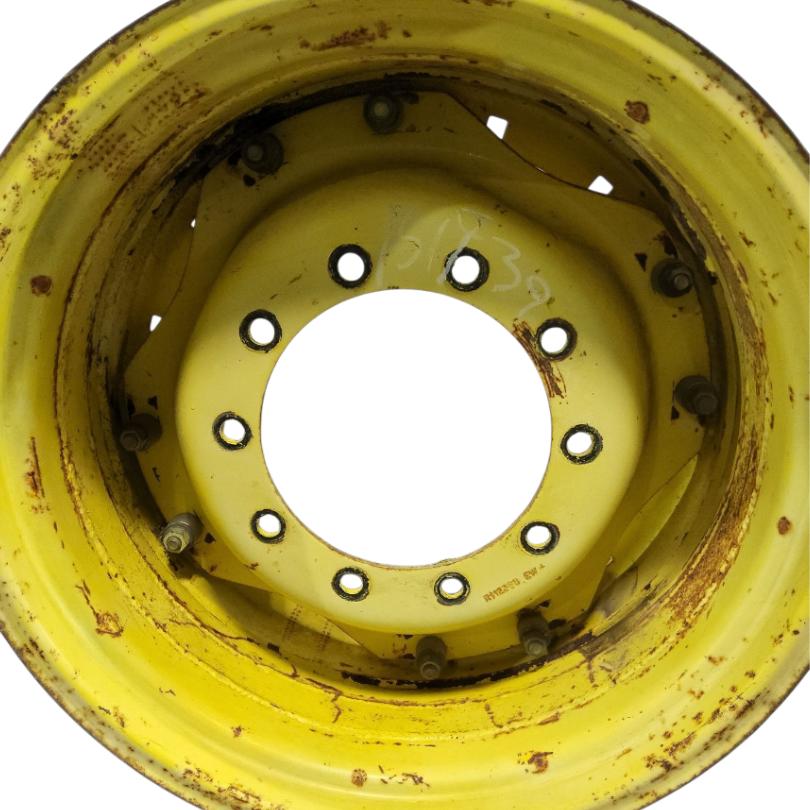 10-Hole Waffle Wheel (Groups of 2 bolts) Center for 28"-30" Rim, John Deere Yellow