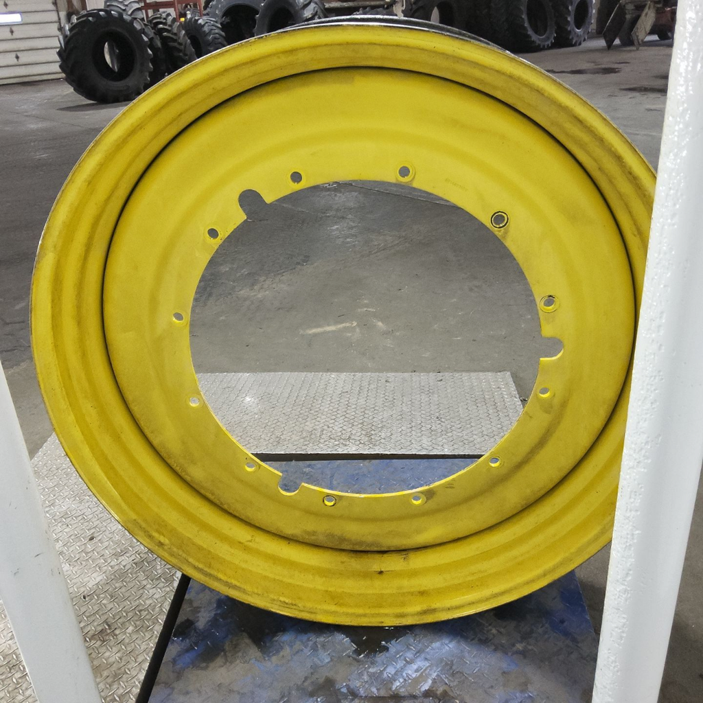 15"W x 50"D, John Deere Yellow 12-Hole Stub Disc