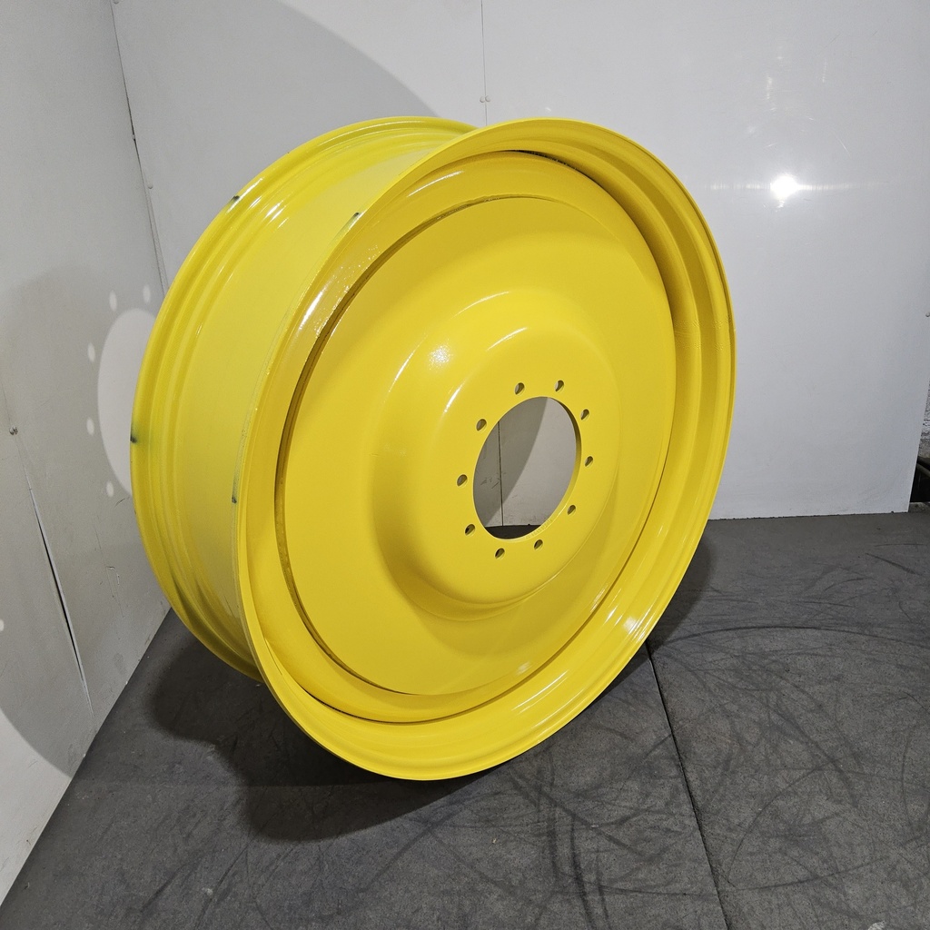 13"W x 46"D, John Deere Yellow 10-Hole Formed Plate