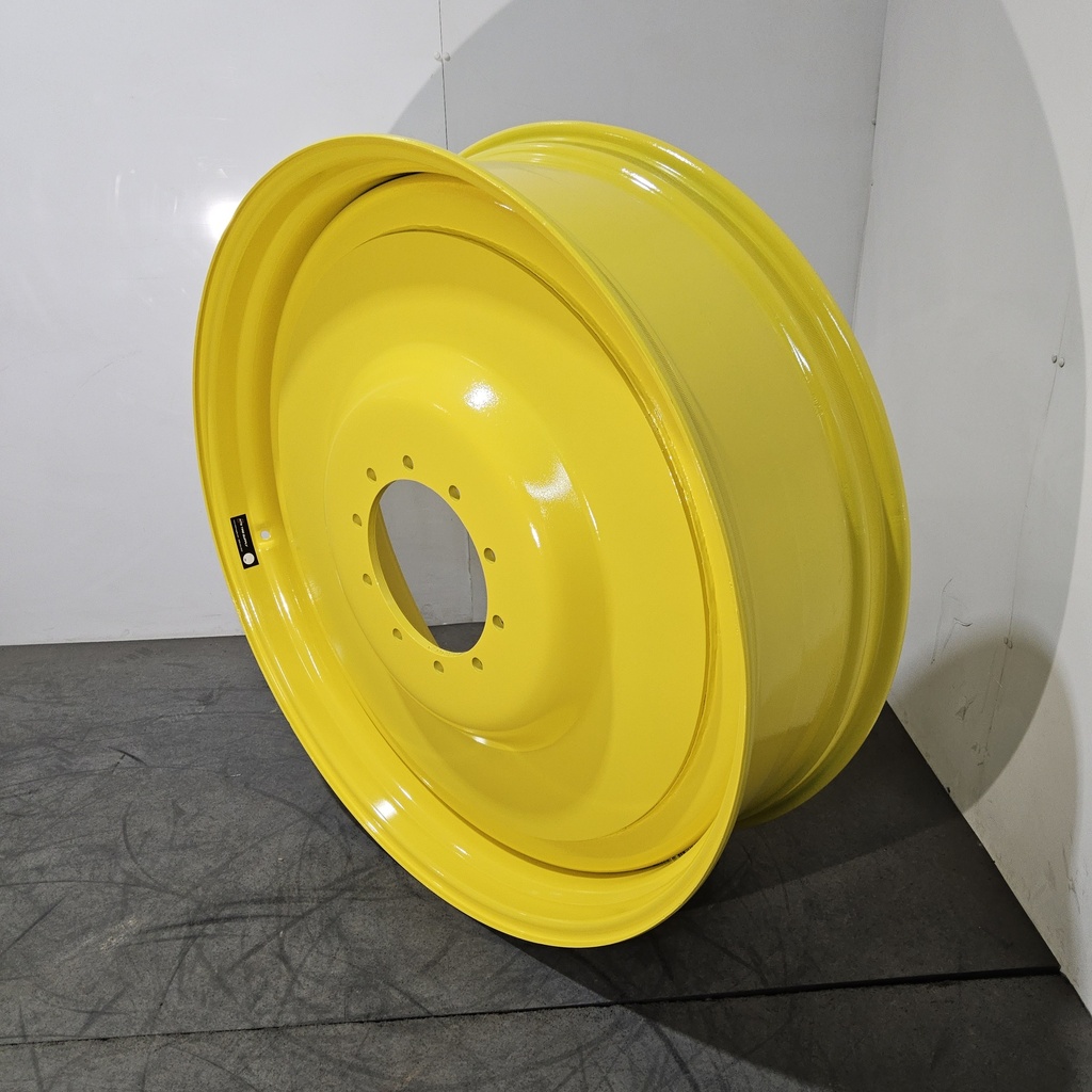 13"W x 46"D, John Deere Yellow 10-Hole Formed Plate