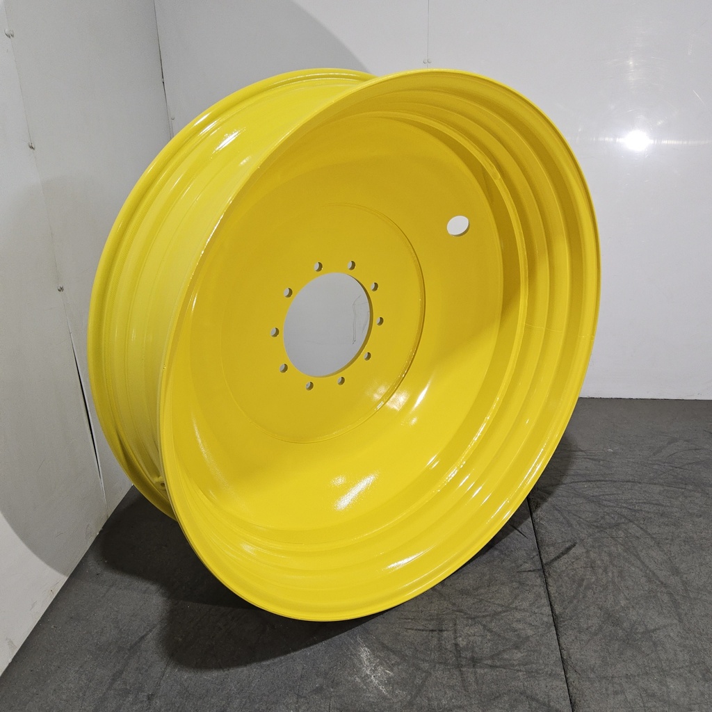 13"W x 46"D, John Deere Yellow 10-Hole Formed Plate