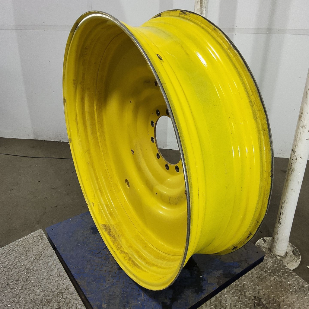 15"W x 50"D, John Deere Yellow 10-Hole Formed Plate