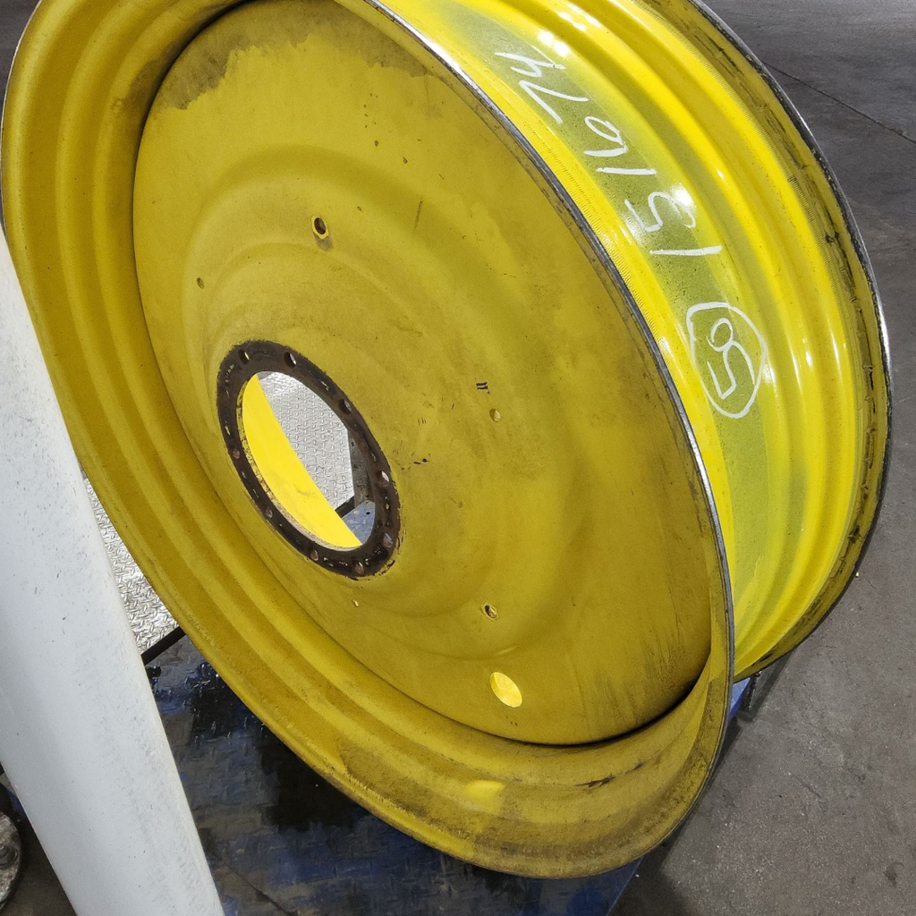 15"W x 50"D, John Deere Yellow 10-Hole Formed Plate