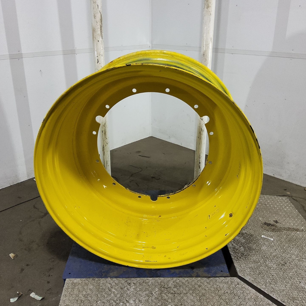 25"W x 46"D, John Deere Yellow 12-Hole Stub Disc