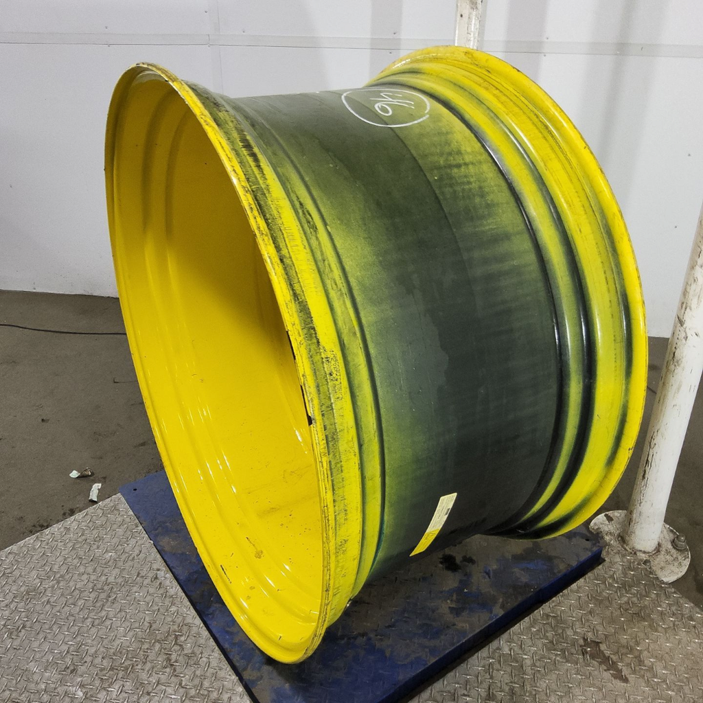 25"W x 46"D, John Deere Yellow 12-Hole Stub Disc