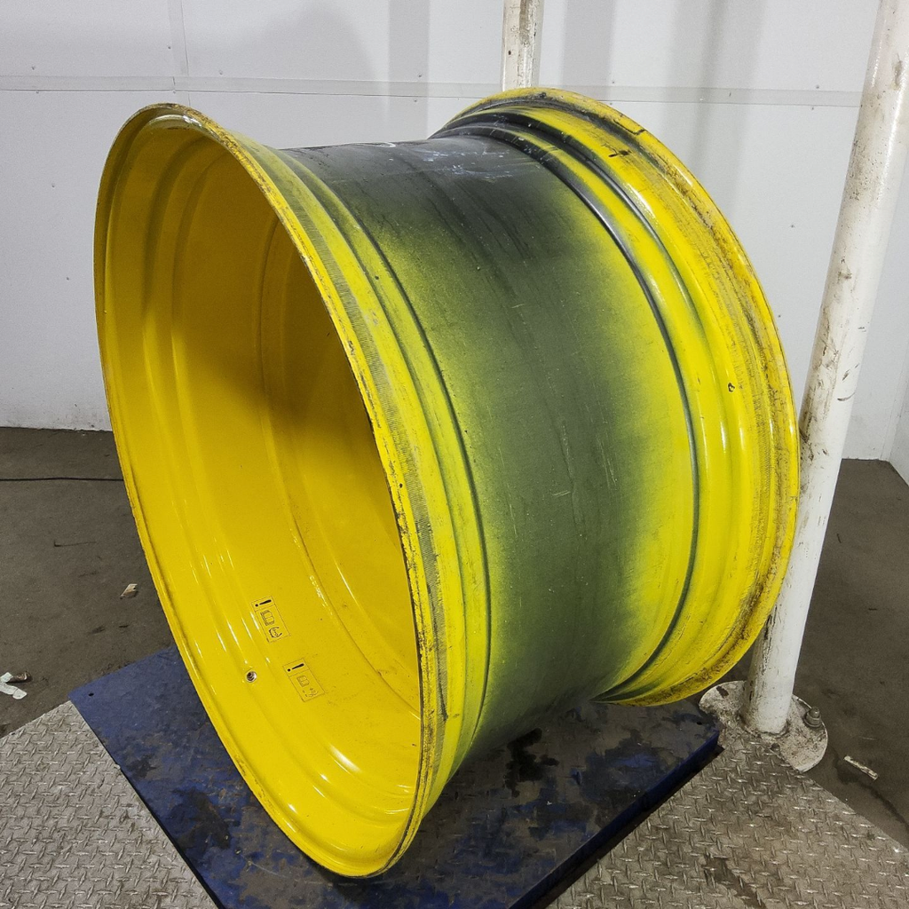 25"W x 46"D, John Deere Yellow 12-Hole Formed Plate