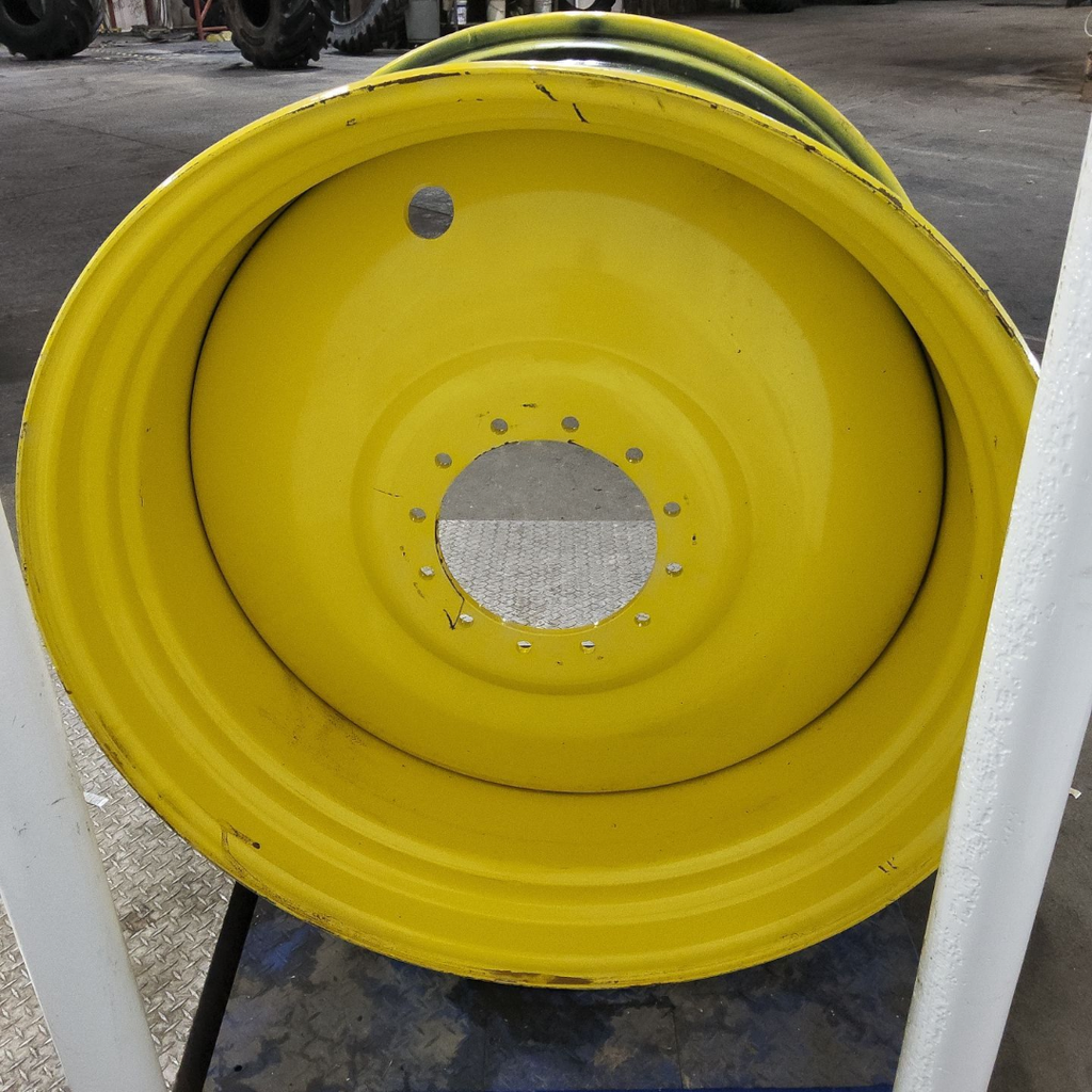 25"W x 46"D, John Deere Yellow 12-Hole Formed Plate