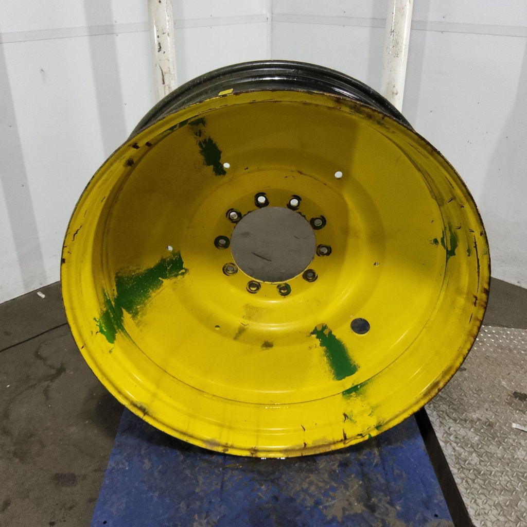 16"W x 42"D, John Deere Yellow 10-Hole Formed Plate