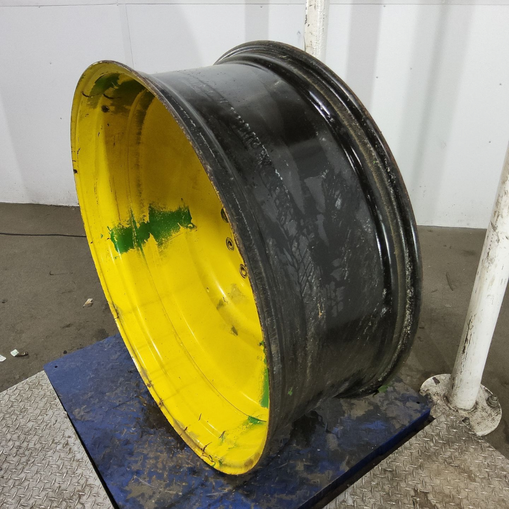 16"W x 42"D, John Deere Yellow 10-Hole Formed Plate