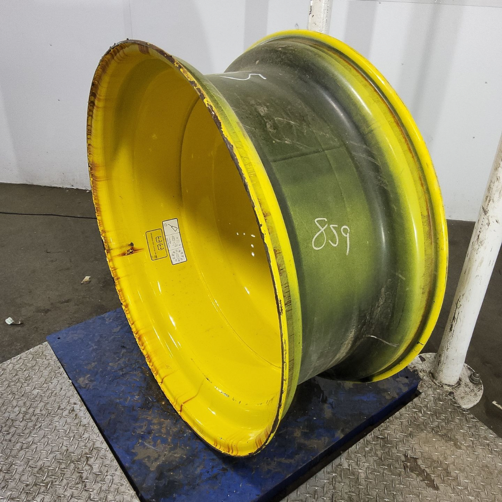 18"W x 42"D, John Deere Yellow 20-Hole Dolly Dual