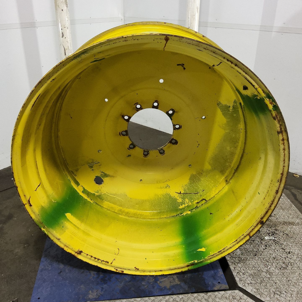 20"W x 46"D, John Deere Yellow 10-Hole Formed Plate