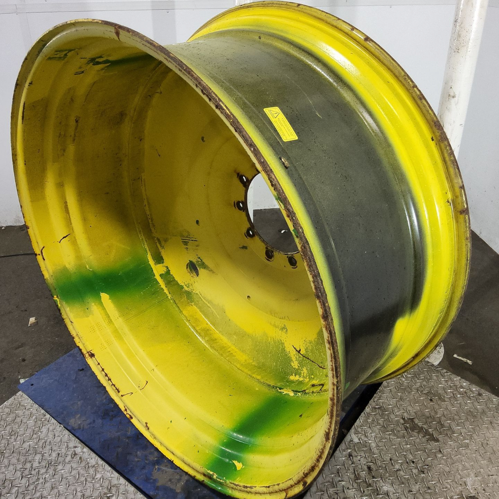 20"W x 46"D, John Deere Yellow 10-Hole Formed Plate