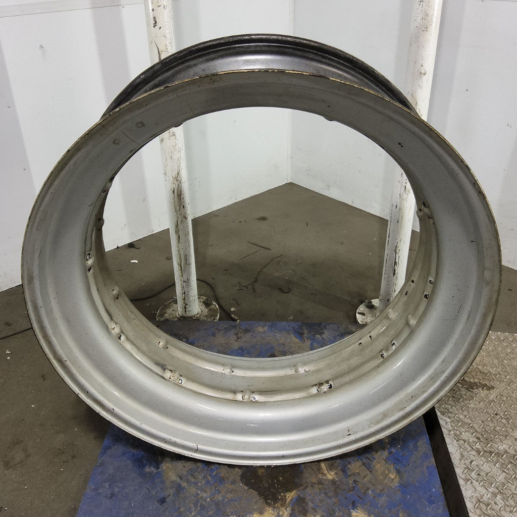 16"W x 42-38"D, Case IH Silver Mist Double Bevel Step-Up Rim