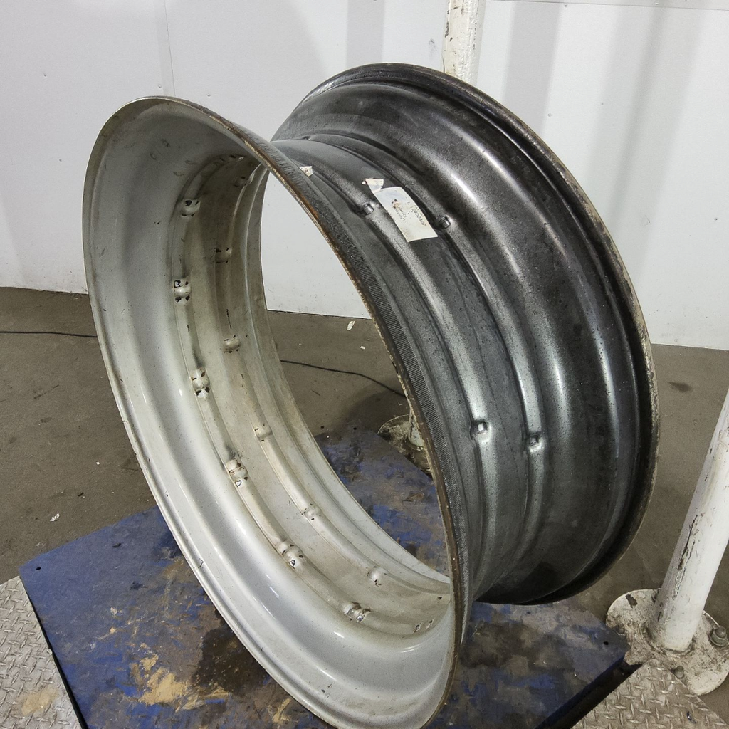 16"W x 42-38"D, Case IH Silver Mist Double Bevel Step-Up Rim