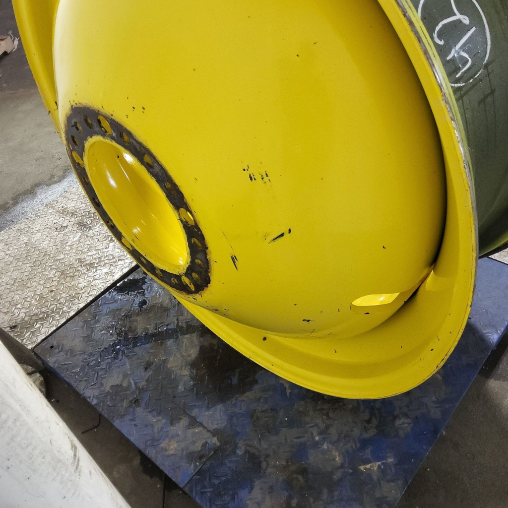 18"W x 42"D, John Deere Yellow 20-Hole Dolly Dual