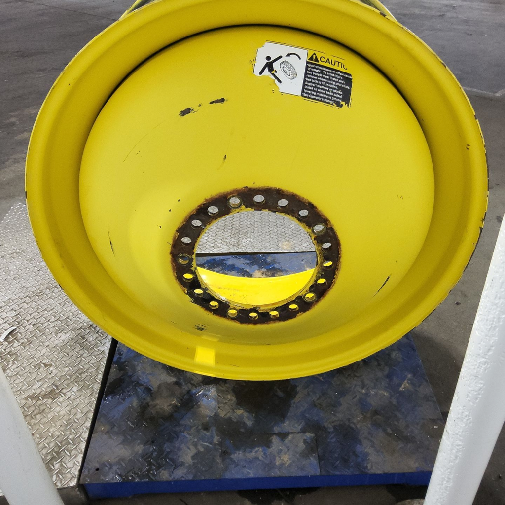 18"W x 42"D, John Deere Yellow 20-Hole Dolly Dual