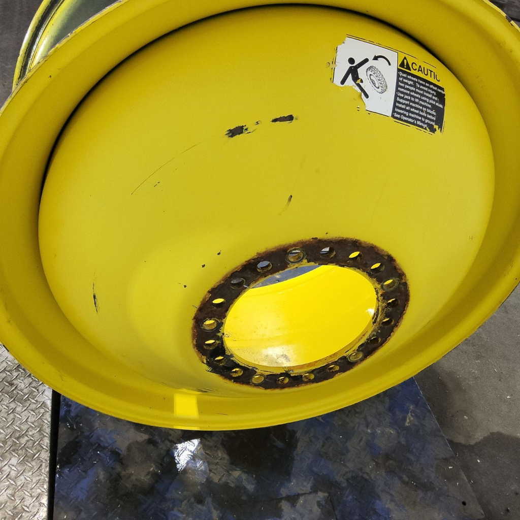 18"W x 42"D, John Deere Yellow 20-Hole Dolly Dual
