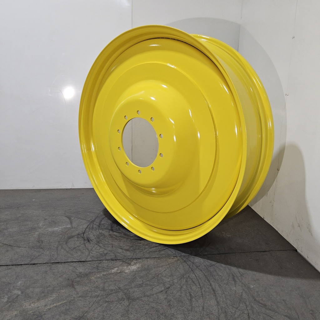 12"W x 46"D, John Deere Yellow 10-Hole Formed Plate