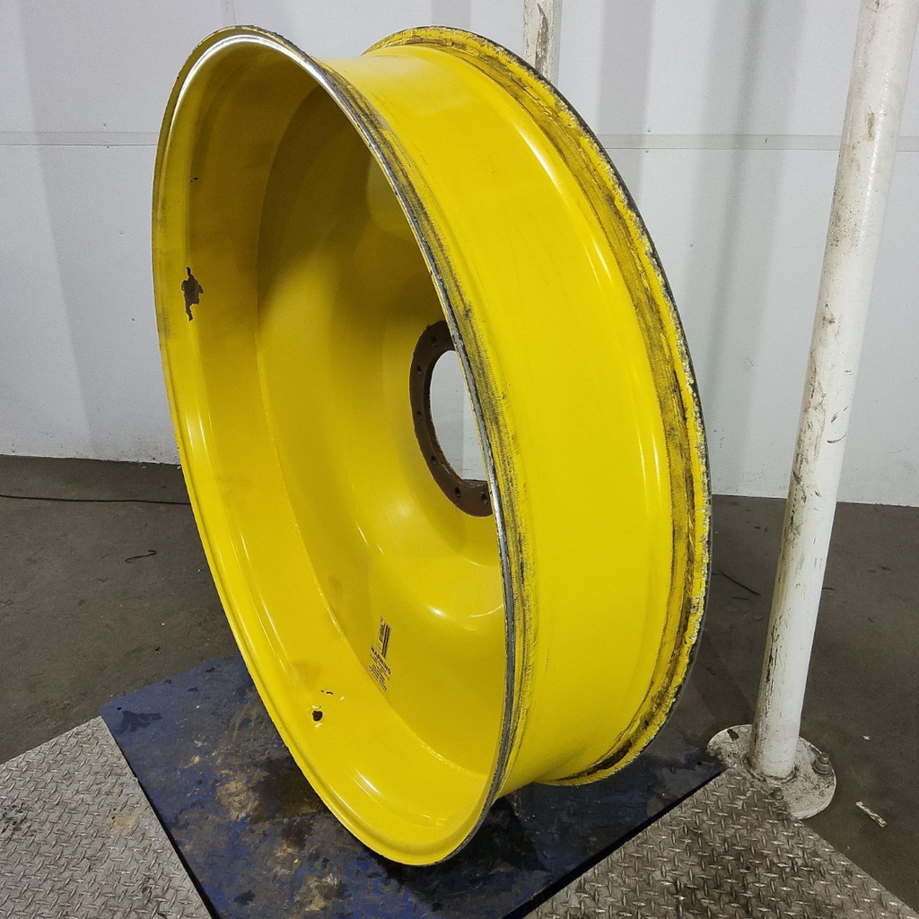 12"W x 54"D, John Deere Yellow 10-Hole Spun Disc