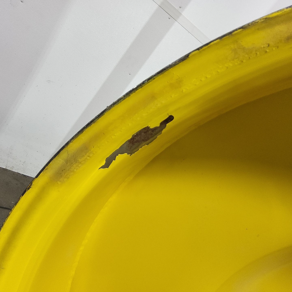 12"W x 54"D, John Deere Yellow 10-Hole Spun Disc