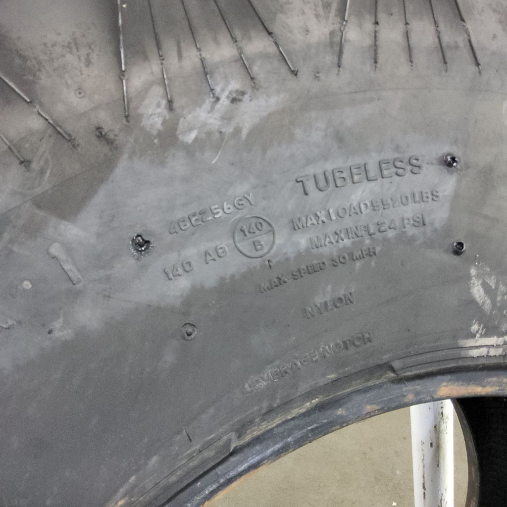 18.4R26 Goodyear Farm Dyna Torque Radial II R-1 140B 95%