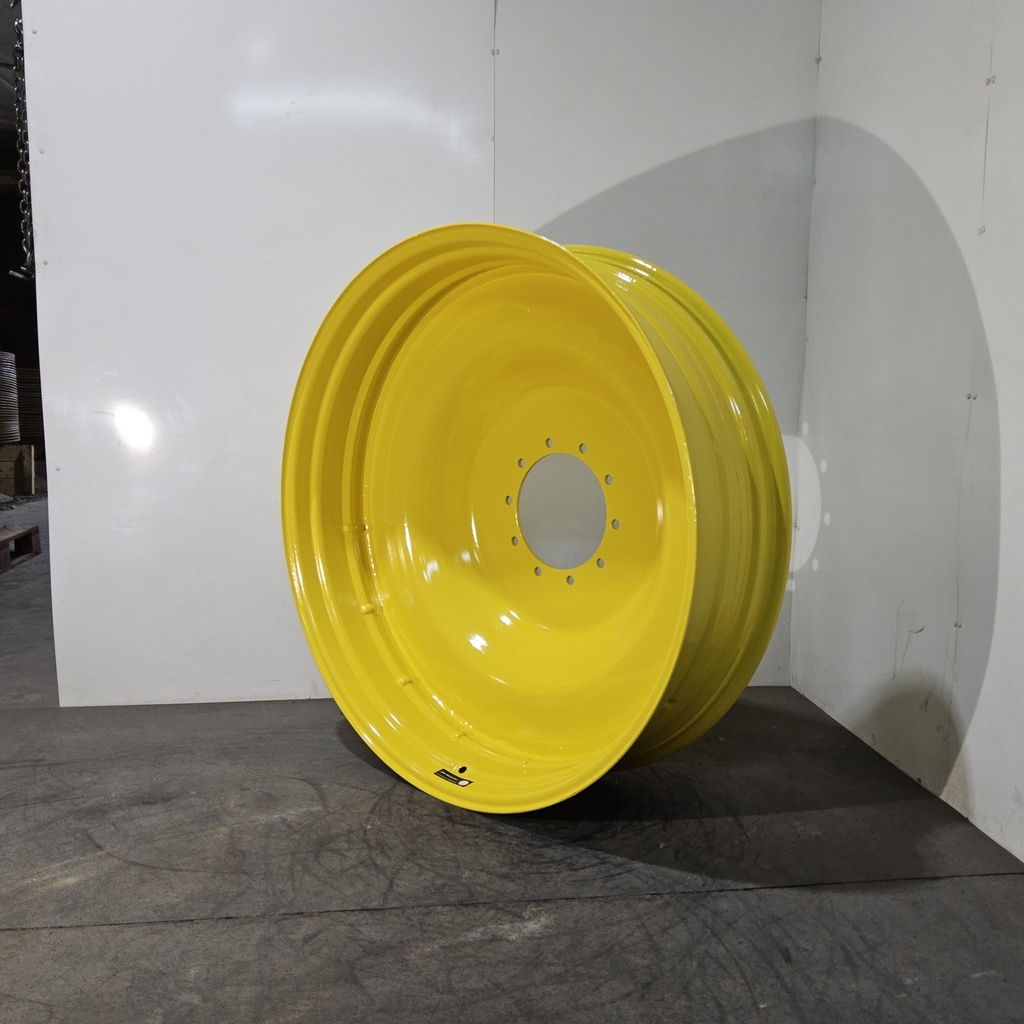 12"W x 46"D, John Deere Yellow 10-Hole Formed Plate