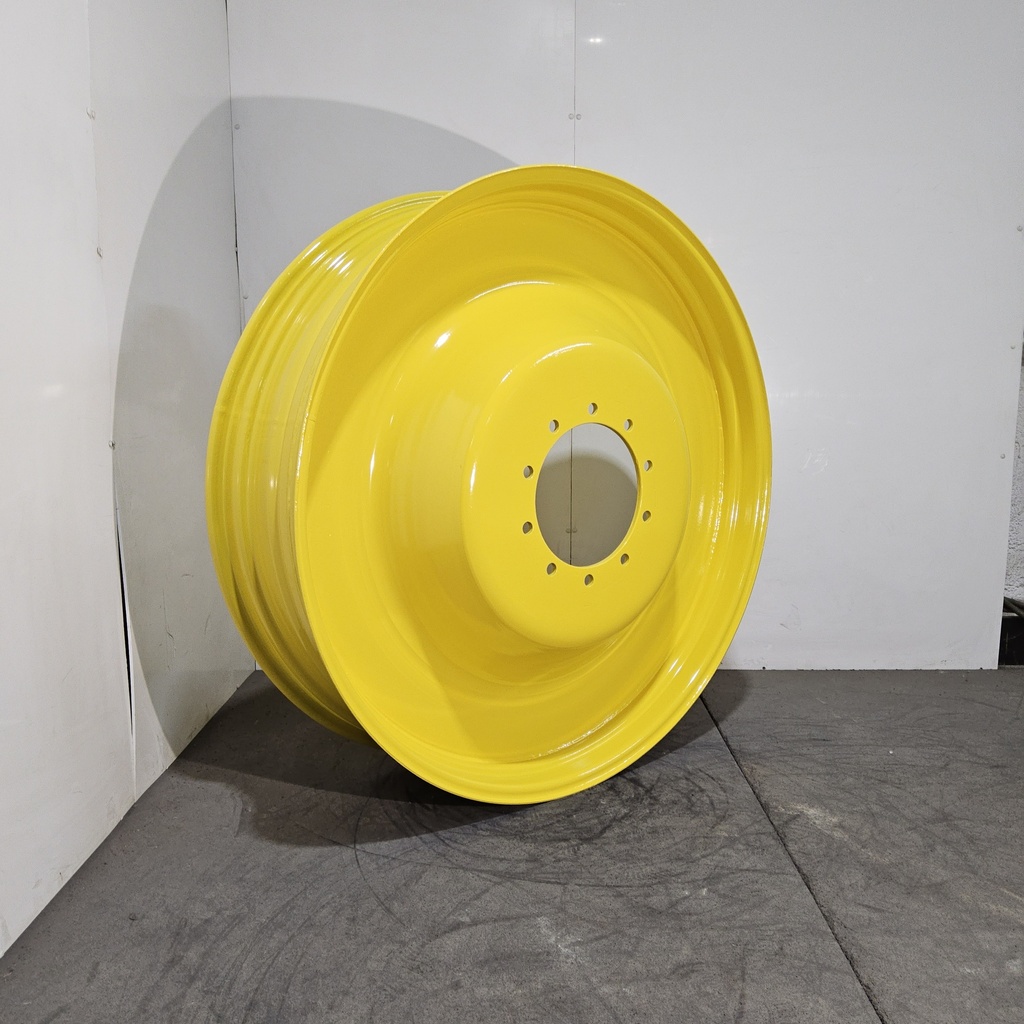 12"W x 46"D, John Deere Yellow 10-Hole Formed Plate