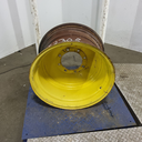 16"W x 26"D, John Deere Yellow 8-Hole Formed Plate