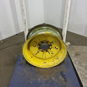 12"W x 24"D, John Deere Yellow 8-Hole Formed Plate