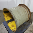 27"W x 32"D, John Deere Yellow 10-Hole Formed Plate