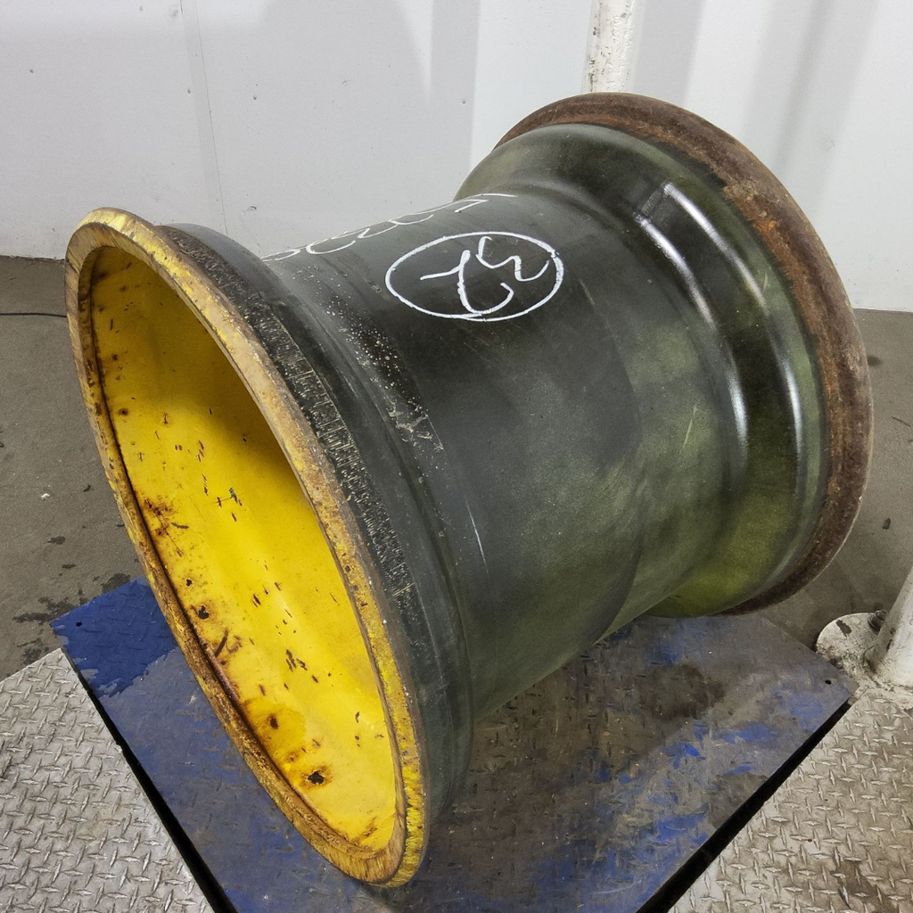 27"W x 32"D, John Deere Yellow 10-Hole Formed Plate