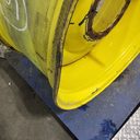 18"W x 38"D, John Deere Yellow 10-Hole Formed Plate