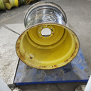 25"W x 26"D, John Deere Yellow 8-Hole Formed Plate