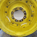 15"W x 28"D, John Deere Yellow 8-Hole Waffle Wheel (Groups of 2 Bolts)