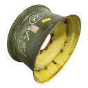 15"W x 28"D, John Deere Yellow 12-Hole Waffle Wheel (Groups of 3 bolts)
