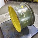 15"W x 28"D, John Deere Yellow 12-Hole Waffle Wheel (Groups of 3 bolts)