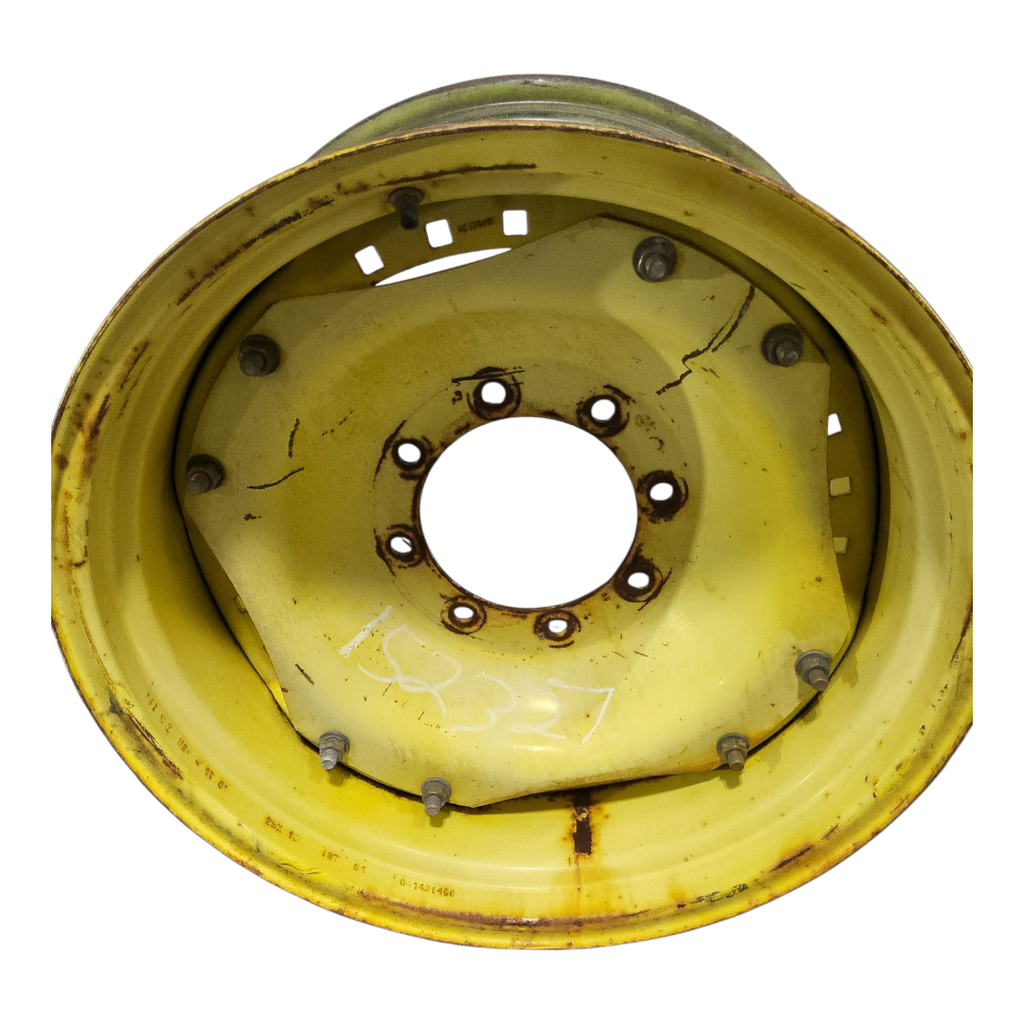 8-Hole Waffle Wheel (Groups of 2 bolts) Center for 28"-30" Rim, John Deere Yellow