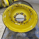 12"W x 28"D, John Deere Yellow 12-Hole Waffle Wheel (Groups of 3 bolts)