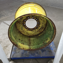 27"W x 32"D, John Deere Yellow 10-Hole Formed Plate